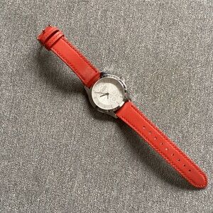 Coach Women's Watch with Red Leather Strap